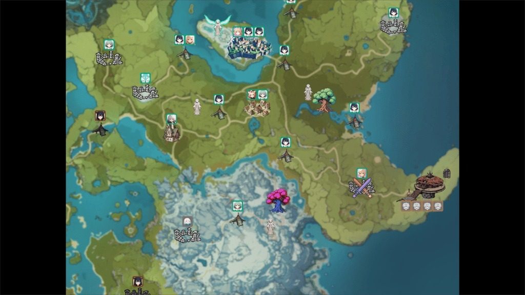 丘丘人的野望 角色路线 场景图